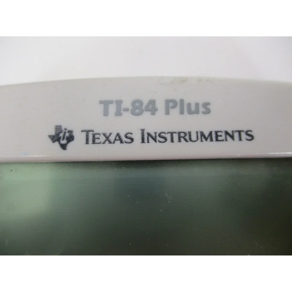 Texas Instruments Ti-84 Plus Graphing Calculator no battery cover Works